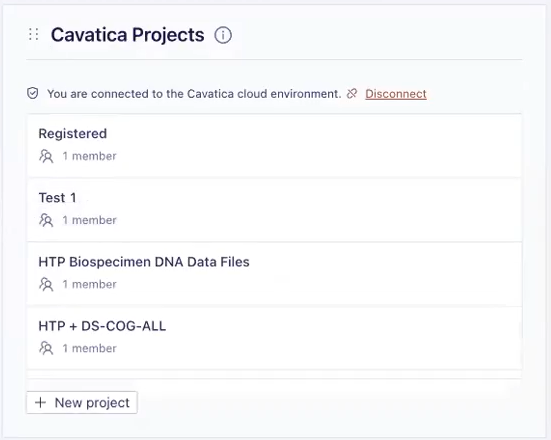 You are now ready to begin analyzing data in Cavatica!
